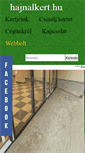 Mobile Screenshot of hajnalkert.hu